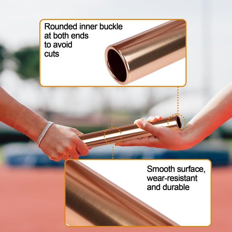 Supvision Aluminum Alloy Relay Batons Sets for Track and Field Durable Lightweight for Sports Teams Suitable for Athletes Seeking High-Performance Equipment in Outdoor Activities - Image 4